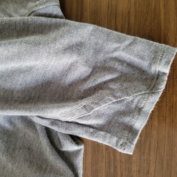 Adidas Golf Grey 1/2 Zip Pullover Quilted Pouch Pocket Size Large L - Picture 4 of 8